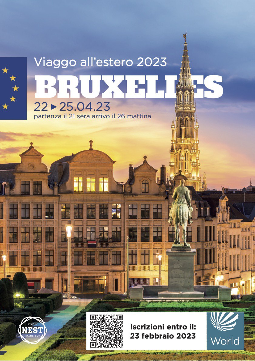 Viaggio all'estero 2023:Bruxelles
